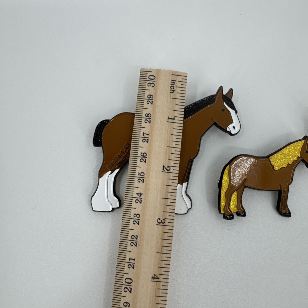 Horse Lapel Pins Set Of 5 Rockford, MI Multi Color &‎ Size Equestrian Riding - Picture 14 of 16